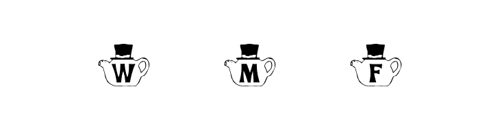 KR Mad Tea Party  Free Fonts Download