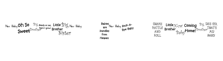 KR Scrappin Babies  Free Fonts Download