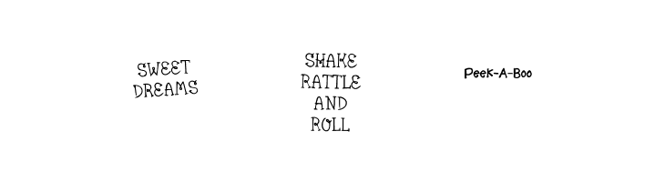 KR Scrappin Babies  Free Fonts Download