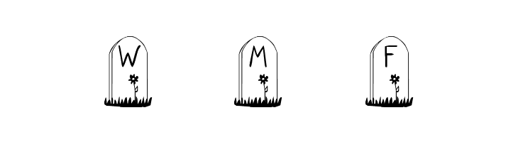 KR Gravestone  Free Fonts Download