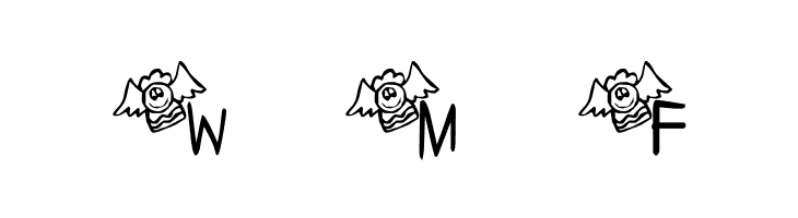 KR Lil Angel  Free Fonts Download