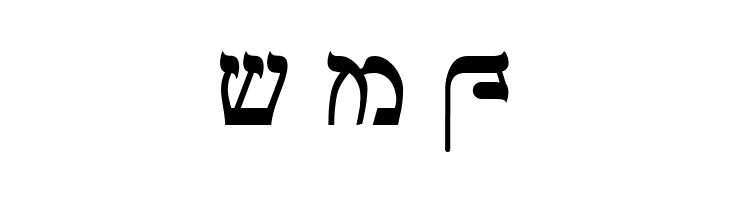 Sefer AH  Free Fonts Download