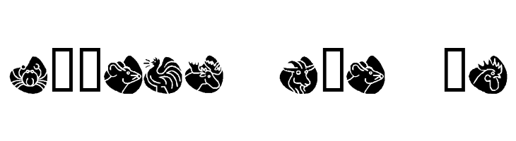 KR Animal Dings  Free Fonts Download