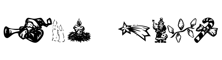 KR Christmas Dings 2004 Six  Free Fonts Download