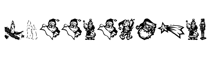 KR Christmas Dings 2004 Six  Free Fonts Download