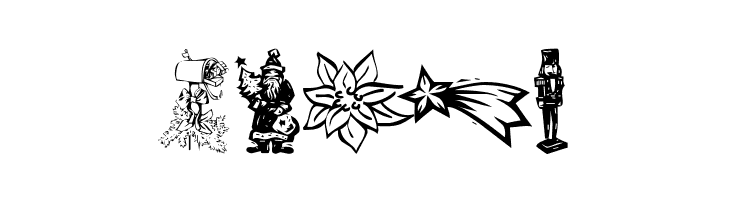 KR Christmas Dings 2004 Six  Free Fonts Download