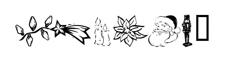 KR Christmas Dings 2004 Six  Free Fonts Download