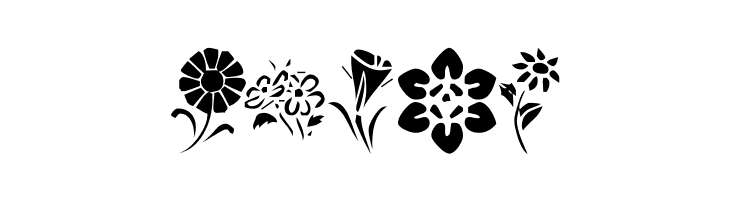 KR Blossoms 1  Free Fonts Download