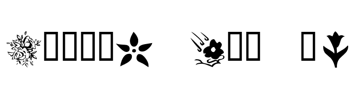 KR Blossoms 1  Free Fonts Download