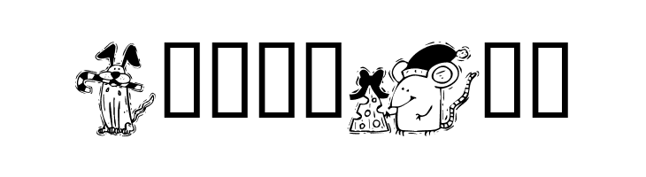 KR Christmas 2002 Dings 3  Free Fonts Download