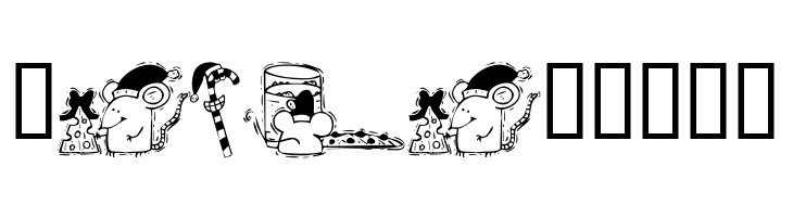 KR Christmas 2002 Dings 3  Free Fonts Download