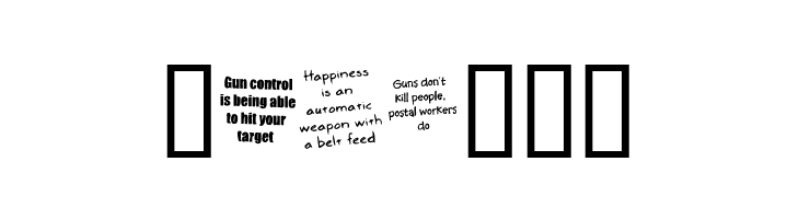 KR Gunz  Free Fonts Download