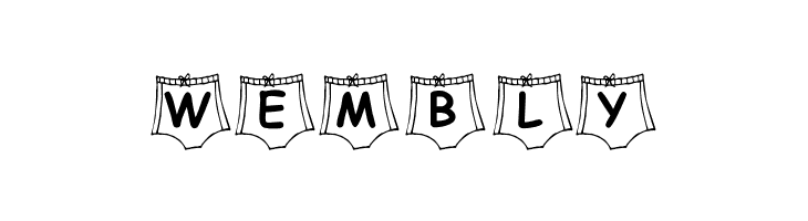 KR Nick's Lil Swimsuit  Free Fonts Download