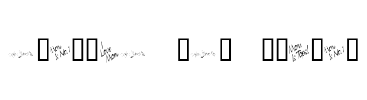 KR Mother's Day Dings  Free Fonts Download