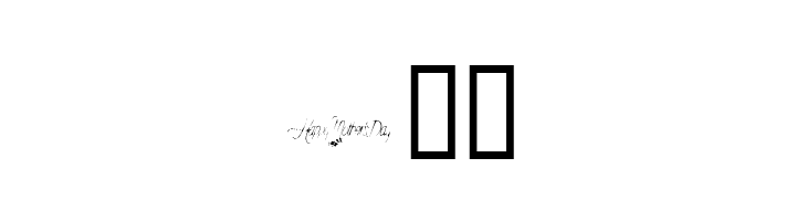 KR Mother's Day Dings  Free Fonts Download