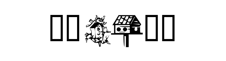 KR Birdhouse  Free Fonts Download