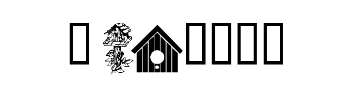 KR Birdhouse  Free Fonts Download
