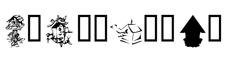 KR Birdhouse  Free Fonts Download