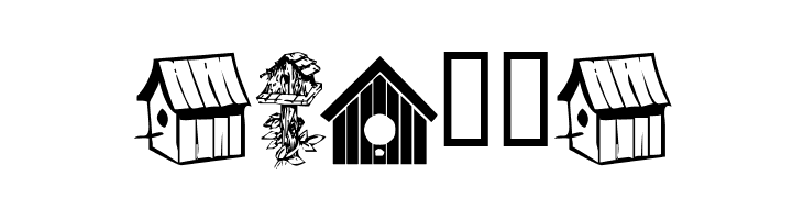 KR Birdhouse  Free Fonts Download