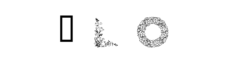 KR Country Flowers  Free Fonts Download