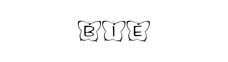 KR Butterfly Two  Free Fonts Download