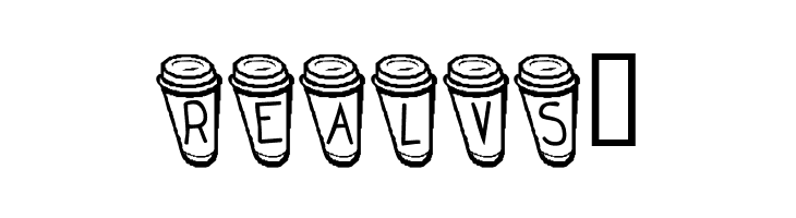 KR Coffee To Go  Free Fonts Download