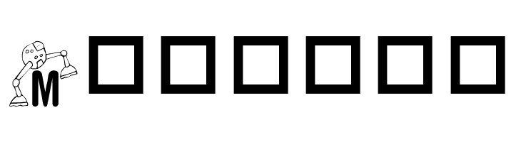 KR Lil' Mike's Robot  Free Fonts Download