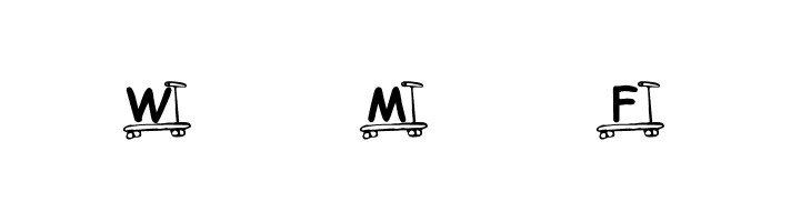 KR Skooter  Free Fonts Download