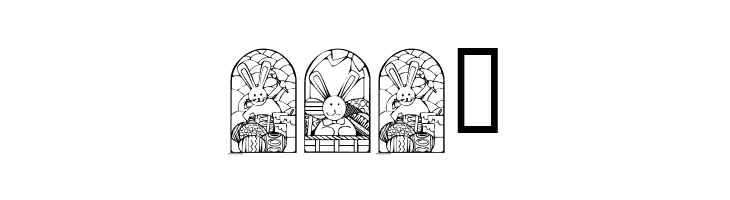 KR Easter Windows  Free Fonts Download