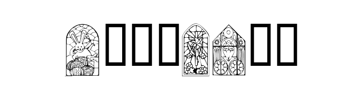 KR Easter Windows  Free Fonts Download
