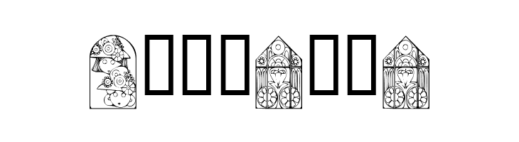 KR Easter Windows  Free Fonts Download