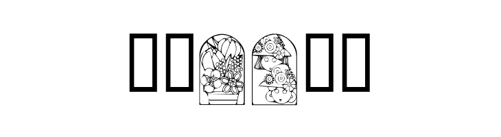 KR Easter Windows  Free Fonts Download