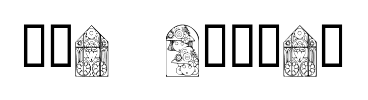 KR Easter Windows  Free Fonts Download