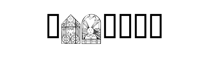 KR Easter Windows  Free Fonts Download