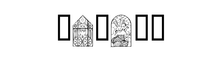 KR Easter Windows  Free Fonts Download