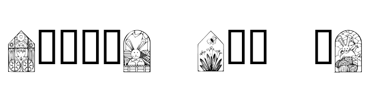 KR Easter Windows  Free Fonts Download