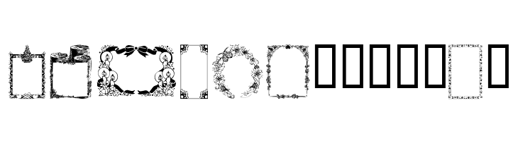 KR Christmas Frames  Free Fonts Download