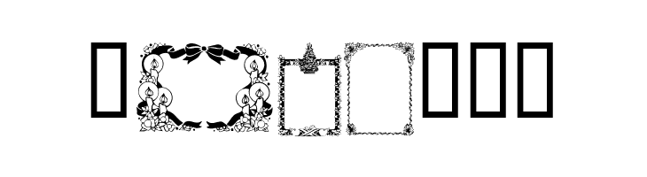 KR Christmas Frames  Free Fonts Download