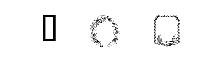 KR Christmas Frames  Free Fonts Download