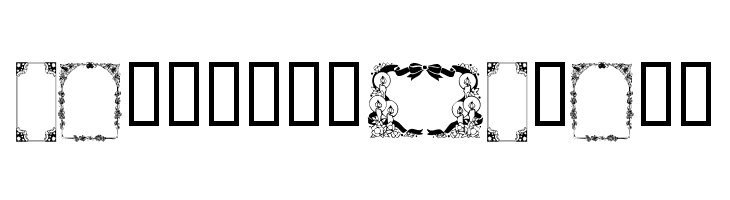 KR Christmas Frames  Free Fonts Download
