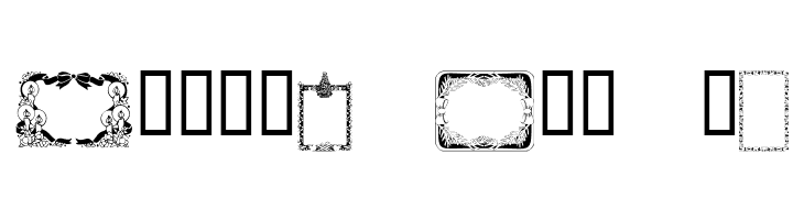 KR Christmas Frames  Free Fonts Download