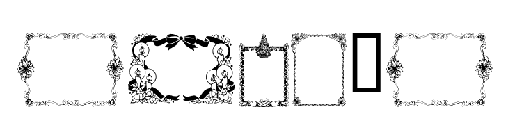 KR Christmas Frames  Free Fonts Download