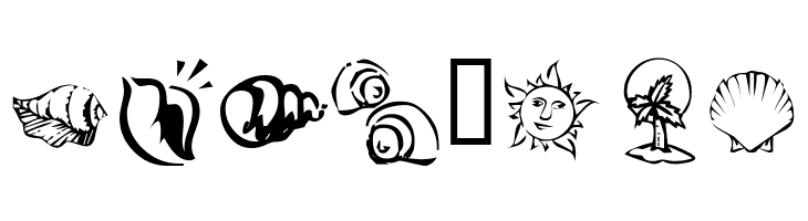KR Down By The Sea  Free Fonts Download