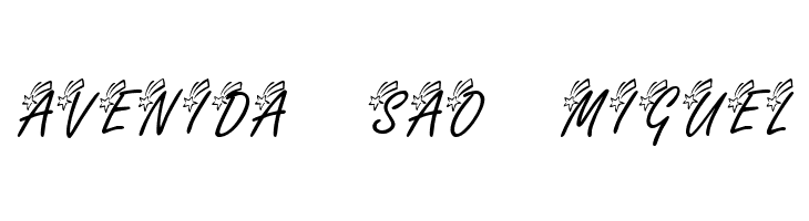 KR Shooting Star [Left]  Free Fonts Download