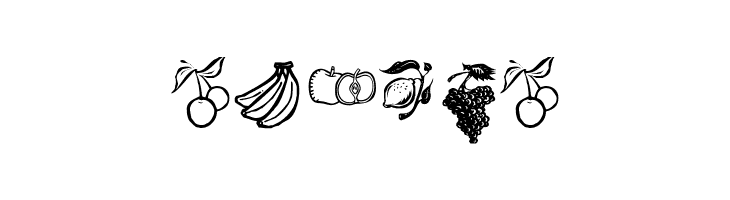 KR Fruitsy  Free Fonts Download