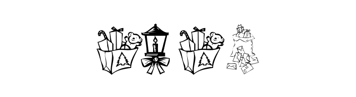 KR Christmas Dings 2004 Three  Free Fonts Download