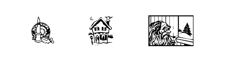 KR Christmas Dings 2004 Three  Free Fonts Download