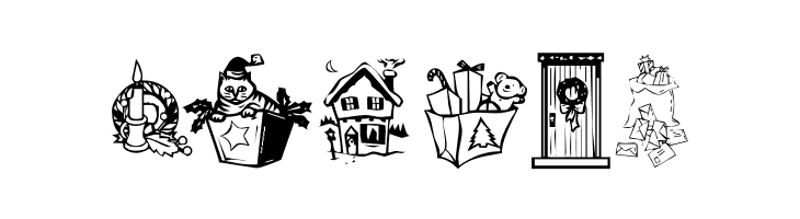 KR Christmas Dings 2004 Three  Free Fonts Download