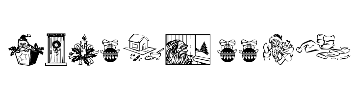 KR Christmas Dings 2004 Three  Free Fonts Download