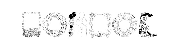 KR Fab Frames and Borders  Free Fonts Download